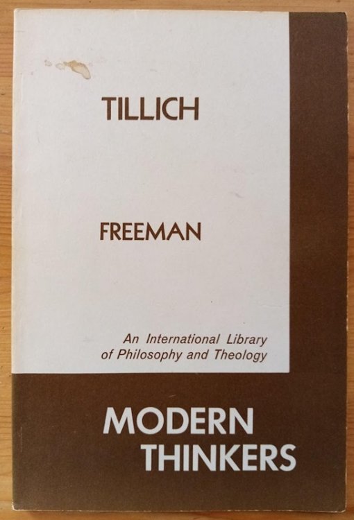 Image for Tillich: Modern Thinkers Series: International Library of Philosophy & Theology Tillich: Modern Thinkers Series: International Library of Philosophy & Theology