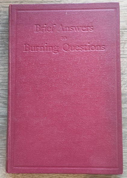 Image for Brief Answers to Burning Questions Brief Answers to Burning Questions