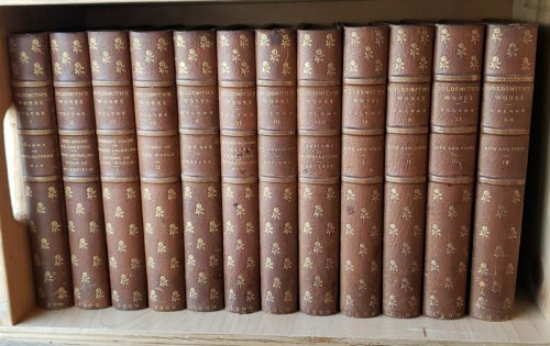 THE WORKS OF OLIVER GOLDSMITH IN 12 VOLUMES