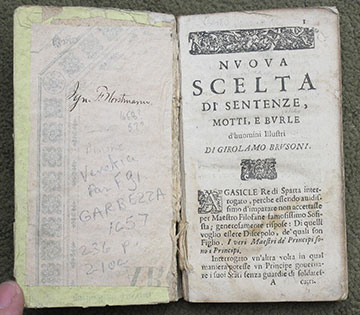 Image for Nuova Scelta. Di Sentenze, Motti, e Burle . Nuova Scelta. Di Sentenze, Motti, e Burle .