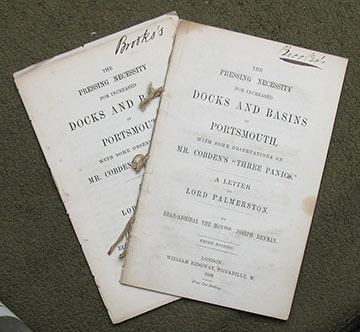 Image for The Pressing Necessity for Increased Docks and Basins at Portsmouth, with some Observations on Mr. Cobden's The Pressing Necessity for Increased Docks and Basins at Portsmouth, with some Observations on Mr. Cobden's