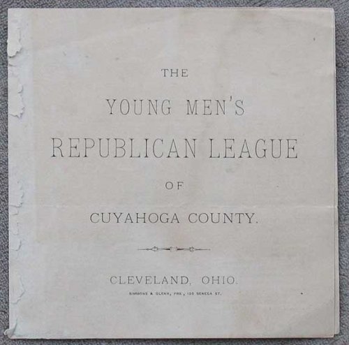 Image for The Young Men's Republican League of Cuyahoga County. The Young Men's Republican League of Cuyahoga County.