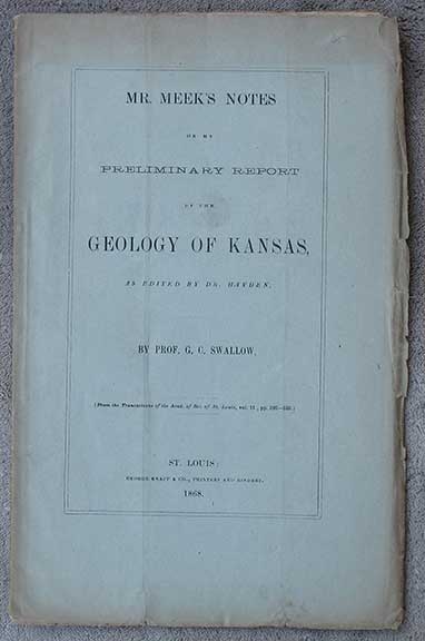 Image for Mr. Meek's Notes on my Preliminary Report of the Geology of Kansas, as Edited by Dr. Hayden. Mr. Meek's Notes on my Preliminary Report of the Geology of Kansas, as Edited by Dr. Hayden.