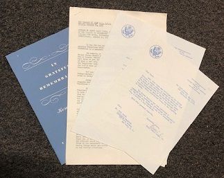 Image for Typed Letter, Signed, with Printed Address and other material. Typed Letter, Signed, with Printed Address and other material.