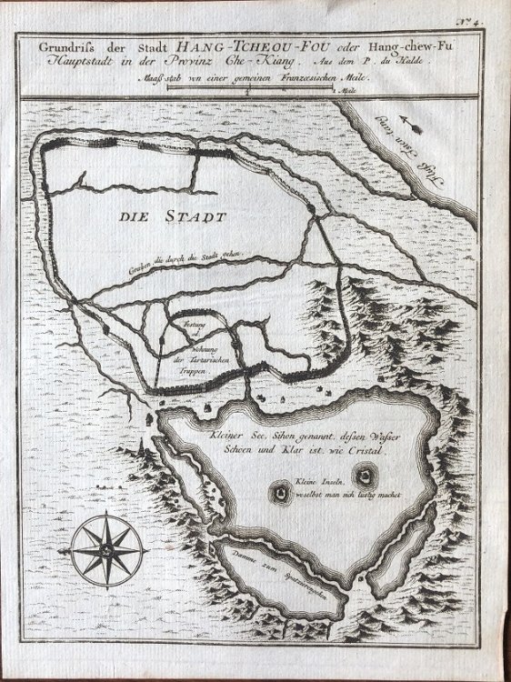 Image for Grundriss der Stadt Hang-Tcheou-Fou oder Hang-chew-Fu Haupstadt in der Provinz Che-Kiang. Aus dem P. du Halde. Grundriss der Stadt Hang-Tcheou-Fou oder Hang-chew-Fu Haupstadt in der Provinz Che-Kiang. Aus dem P. du Halde.