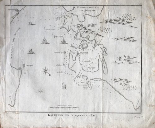Image for Karte von der Trinquemale-Bay Karte von der Trinquemale-Bay