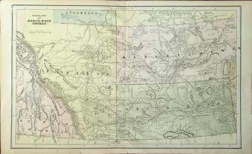 Central Part of North-West District. (Alberta, Saskatchewan, Assiniboia).
