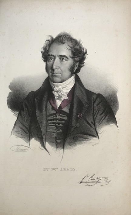 Dque. Fcois. ARAGO. [Portrait of Franois Arago]