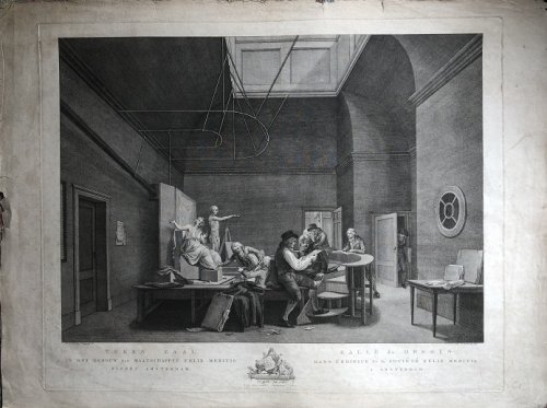 Image for Teken Zaal in het Gebouw der Maatschappy Felix Meritis Binnen Amsterdam / Salle de Dessin dans l'Edifice de la Societe Felix Mertitis A Amsterdam. Teken Zaal in het Gebouw der Maatschappy Felix Meritis Binnen Amsterdam / Salle de Dessin dans l'Edifice de la Societe Felix Mertitis A Amsterdam.
