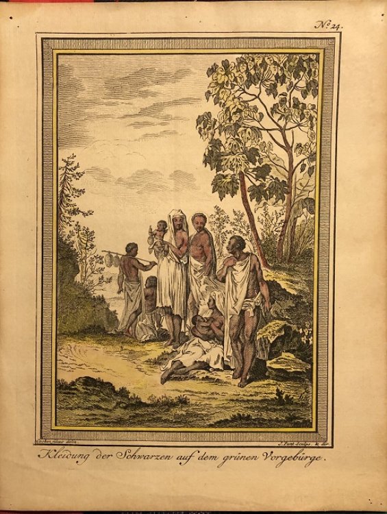 Image for Kleidung der Schwarzen auf dem grunen Vorgeburge. Kleidung der Schwarzen auf dem grunen Vorgeburge.