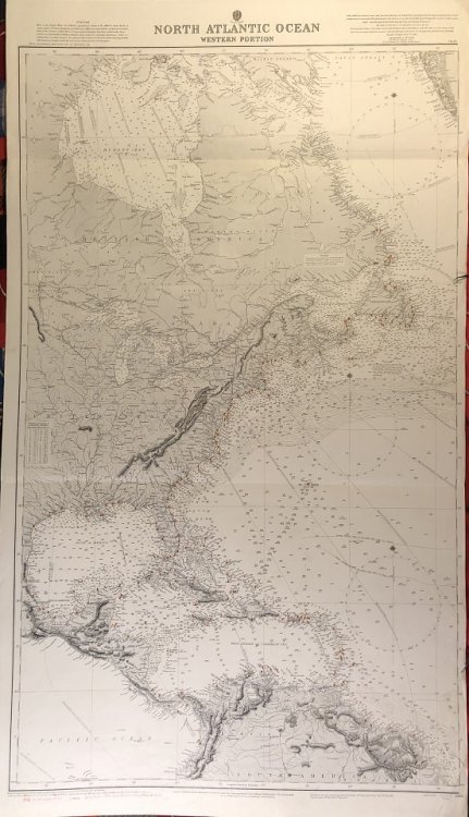 Image for North Atlantic Ocean. Western Portion. North Atlantic Ocean. Western Portion.