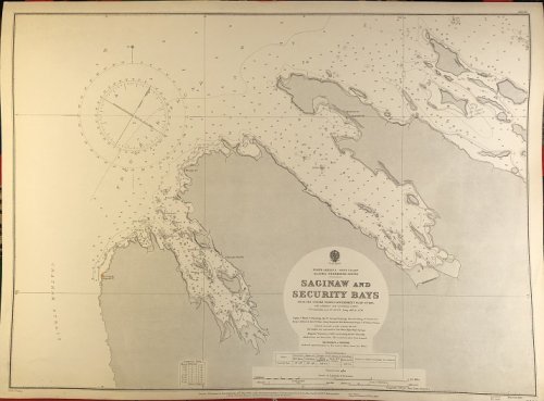 North America - West Coast. Alaska - Frederick Sound. Saginaw and Security Bays. From the United States Government Plan of 1895. with additions and corrections to 1929.