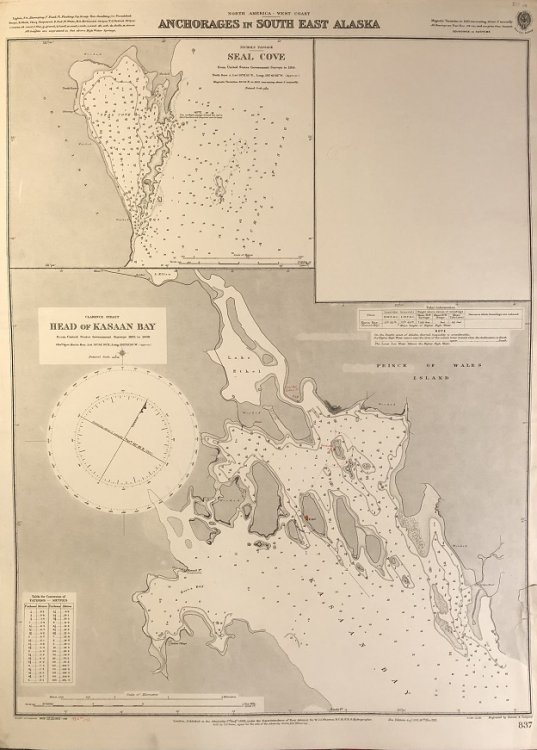 Image for North America - West Coast. Anchorages in South East Alaska. North America - West Coast. Anchorages in South East Alaska.