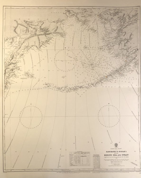 Image for North West Pacific. Kamchatka to Kodiak I. Including Bering Sea and Strait. North West Pacific. Kamchatka to Kodiak I. Including Bering Sea and Strait.