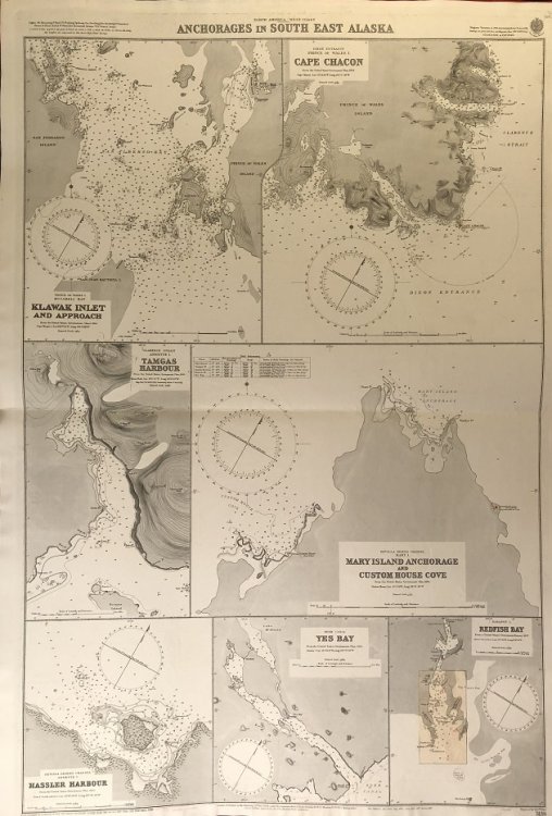 Image for North America - West Coast. Anchorages in South East Alaska. North America - West Coast. Anchorages in South East Alaska.