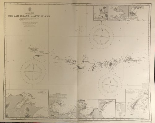 Image for North West America. Aleutian Islands. Seguam Island to Attu Island. From the latest information in the Hydrographic Office to 1890. but mostly from old and imperfect British, Russian, and American Surveys. With additions and corrections from United States Govt. charts to 1926. North West America. Aleutian Islands. Seguam Island to Attu Island. From the latest information in the Hydrographic Office to 1890. but mostly from old and imperfect British, Russian, and American Surveys. With additions and corrections from United States Govt. charts to 1926.