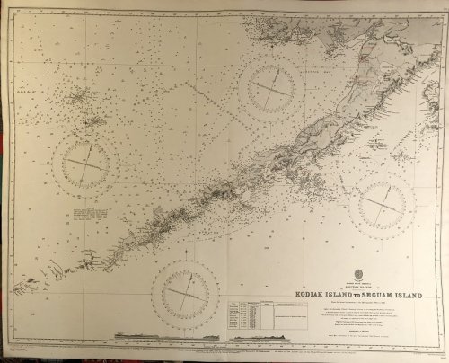 Image for North West America. Aleutian Islands. Kodiak Island to Seguam Island. From the latest information in the Hydrographic Office to 1915. North West America. Aleutian Islands. Kodiak Island to Seguam Island. From the latest information in the Hydrographic Office to 1915.