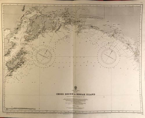 North West America. Alaska. Cross Sound to Kodiak Island. From the latest information in the Hydrographic Office to 1907.