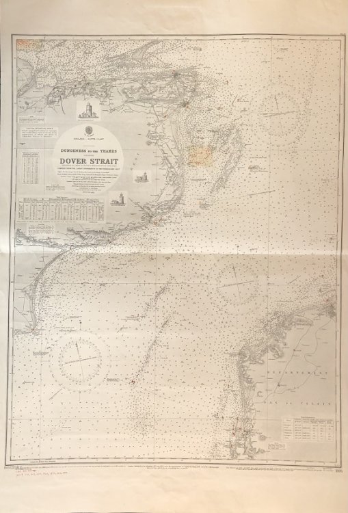 Image for England - South Coast. Dungeness to the Thames including Dover Strait. England - South Coast. Dungeness to the Thames including Dover Strait.
