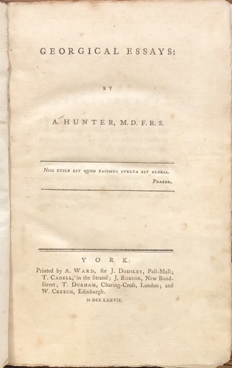 Image for Georgical Essays. Georgical Essays.