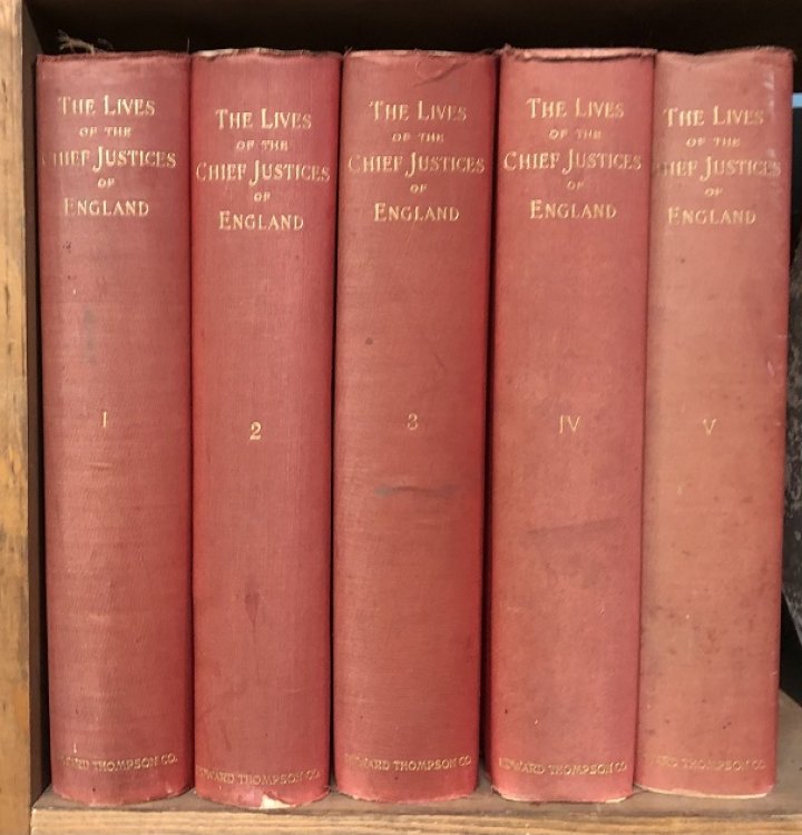 Image for The Lives of The Chief Justices of England. From the Norman Conquest Till The Death of Lord Tenterden. The Lives of The Chief Justices of England. From the Norman Conquest Till The Death of Lord Tenterden.
