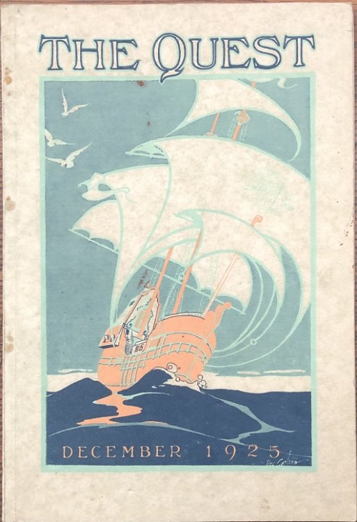 Image for The Lost Tapestry (in) The Quest. December 1925. The Lost Tapestry (in) The Quest. December 1925.