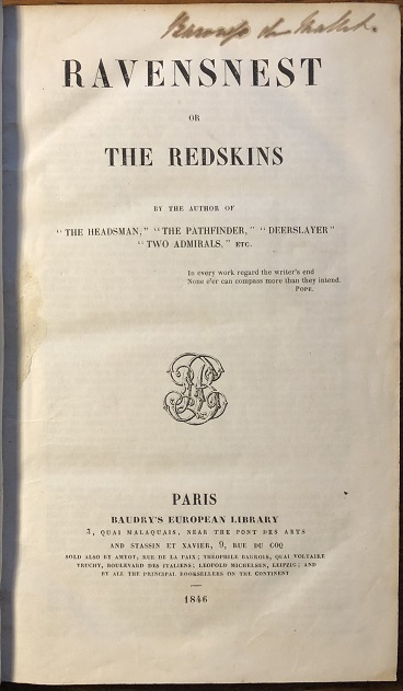 Image for Ravensnest or The Redskins. By The Author of Ravensnest or The Redskins. By The Author of