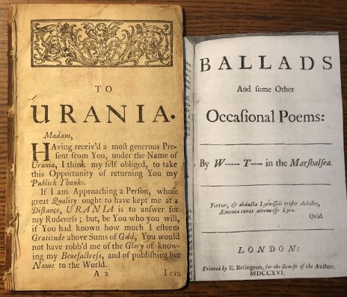 Image for Ballads and Some Other Occasional Poems: By W--- T--- in the Marshalsea. Ballads and Some Other Occasional Poems: By W--- T--- in the Marshalsea.