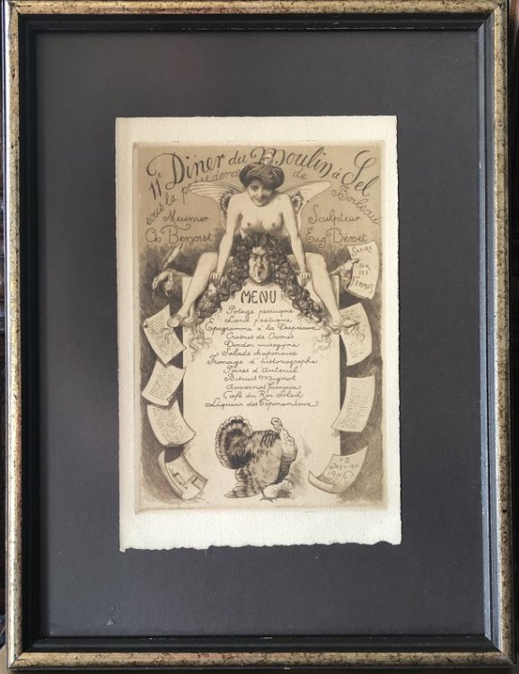 Image for 11e Dner du Moulin Sel, le 13 janvier 1906, sous la prsidence de Boileau. 11e Dner du Moulin Sel, le 13 janvier 1906, sous la prsidence de Boileau.