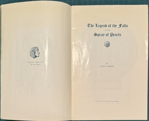 Image for The Legend of the Falls of the Spray of Pearls. The Legend of the Falls of the Spray of Pearls.
