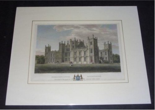 Attractive original engraved view of SHERBORNE LODGE, DORSETSHIRE. The Seat of The Rt. Hon. Edward Earl Digby. From: HUTCHINS' "History of Dorset". 2nd. edition. Drawn by J. Buckler and engraved by George Cooke.