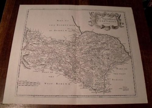 Map of North Riding of Yorkshire.