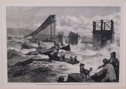 Image for The Tay Bridge Disaster: Steam Launches and Divers’ Barge Employed In Search. The Tay Bridge Disaster: Steam Launches and Divers’ Barge Employed In Search.
