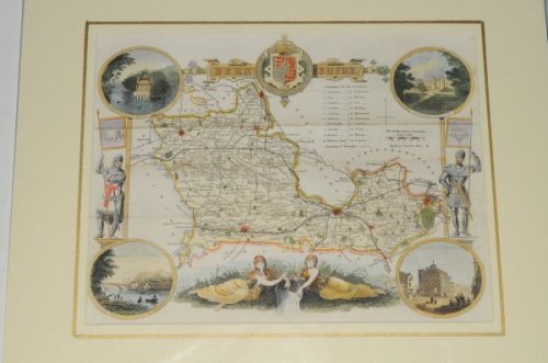 Berkshire Map of Berkshire, showing towns, villages, roads and railways.