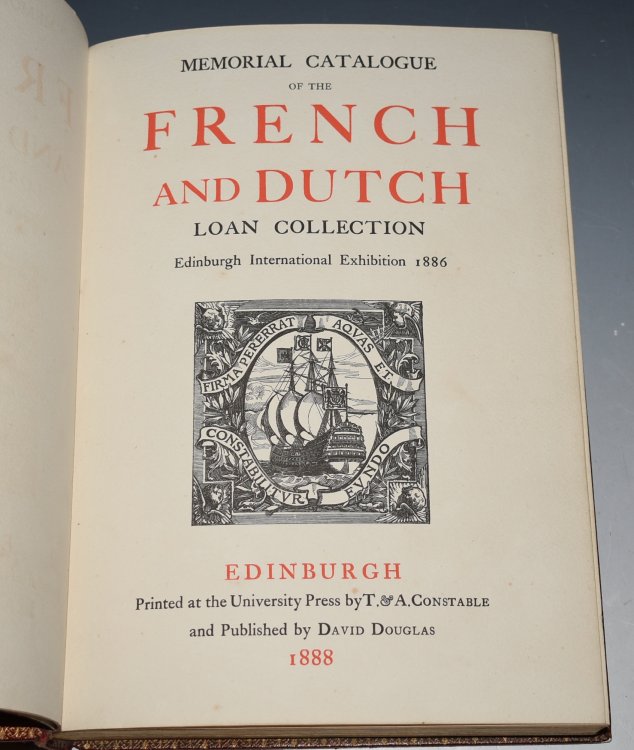 Memorial Catalogue of The French and Dutch Loan Collection, Edinburgh International Exhibition 1886. Note and Descriptions by William Ernest Henley. The Etchings and Sketches by William Hole, and Philip Zilcken, and Bernardus Joh. Blommers. LIMITED NUMBERED EDITION.