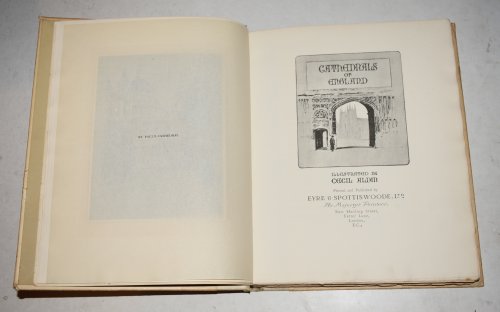 Cathedrals And Abbey Churches Of England. Signed & Numbered Limited Edition.