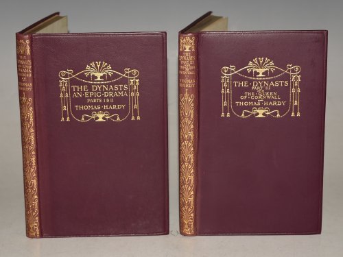 The Dynasts. An Epic Drama of the War with Napoleon. 2 Volumes An Epic-Drama Of The War With Napoleon parts I,II & III. AND:The Famous Tragedy Of The Queen Of Cornwall. (Pocket edition)