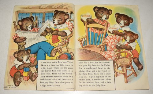 The Three Bears Illustrations by Milo Winter.