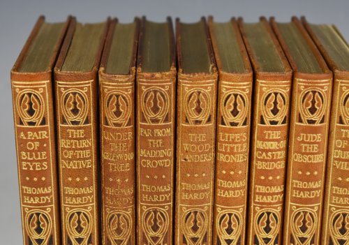 Deluxe Edition of Hardy's Novels In (9) Nine Volumes Tess of The D&rsquo;Urbervilles; Return of The Native; The Woodlanders; Under The Greenwood Tree; Jude The Obscure; A Pair of Blue Eyes; Far From The Madding Crowd; Mayor of Casterbridge & Life&rsquo;s Little Ironies. With Maps of Wessex.