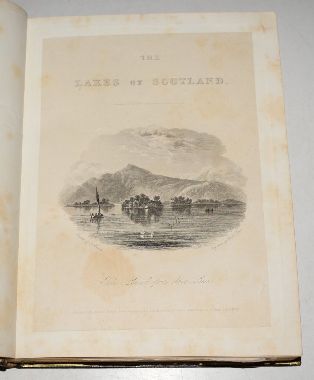 Swan&rsquo;s Views of The Lakes of Scotland. A Series of Views, from paintings taken expressly for the Work by John Fleming; Engraved by Joseph Swan. With Historical and Descriptive Illustrations John M. Leighton.