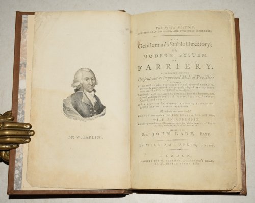 The Gentleman's Stable Directory of, Modern System of Farriery. Comprehending the Present entire Mode of Practise. to which are now added useful instructions for buying and selling, with an appendix. Ninth Edition.