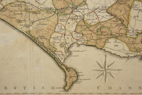 Original Engraved Map of &ldquo;Dorsetshire, From the Best Authorities&rdquo;