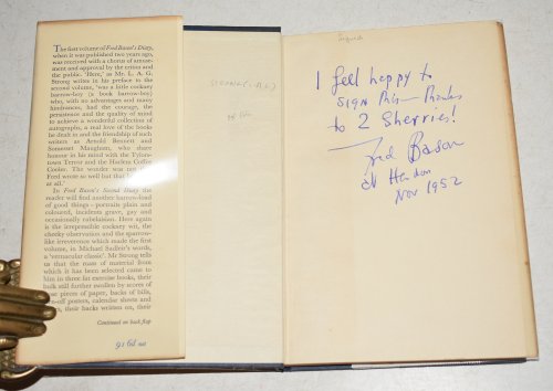 Fred Bason's Diary (and Second and Third) Edited and Introduced by Nicholas Bentley, L.A.G. Strong, and Michael Sadler. SIGNED BY AUTHOR.
