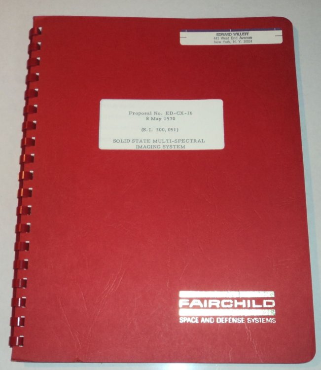 Image for SOLID STATE MULTI-SPECTRAL IMAGING SYSTEM. Proposal No. ED-CX-16 / 8 May 1970 / (S.I. 300, 051). SOLID STATE MULTI-SPECTRAL IMAGING SYSTEM. Proposal No. ED-CX-16 / 8 May 1970 / (S.I. 300, 051).