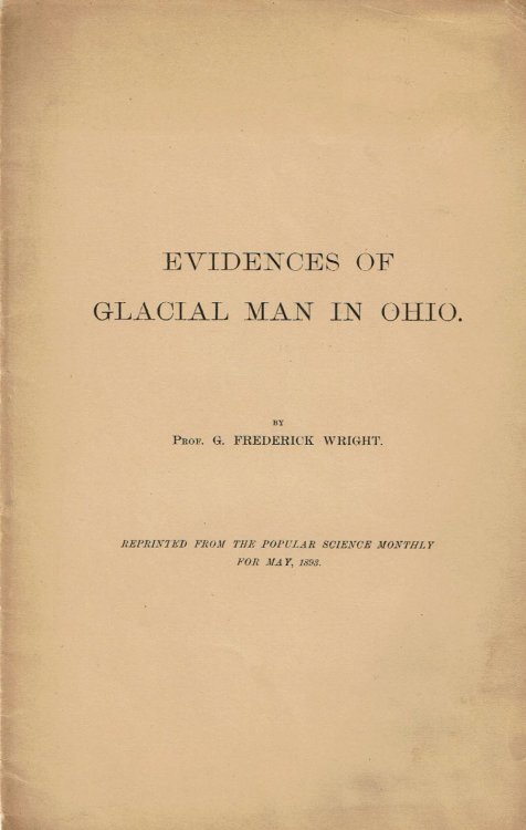 Image for EVIDENCES OF GLACIAL MAN IN OHIO. EVIDENCES OF GLACIAL MAN IN OHIO.
