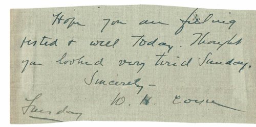 Image for CLOSE OF AN AUTOGRAPH LETTER SIGNED BY AMERICAN ARMY OFFICER BRIGADIER GENERAL WILLIAM HORNER COCKE WHO BECAME THE FOURTH SUPERINTENDENT OF THE VIRGINIA MILITARY INSTITUTE. CLOSE OF AN AUTOGRAPH LETTER SIGNED BY AMERICAN ARMY OFFICER BRIGADIER GENERAL WILLIAM HORNER COCKE WHO BECAME THE FOURTH SUPERINTENDENT OF THE VIRGINIA MILITARY INSTITUTE.