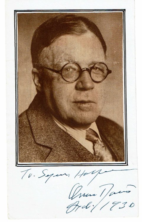 Image for Portrait from a periodical INSCRIBED & SIGNED by the American dramatist OWEN DAVIS. Portrait from a periodical INSCRIBED & SIGNED by the American dramatist OWEN DAVIS.