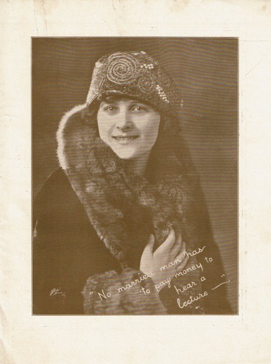 Image for PROMOTIONAL BROCHURE ADVERTISING PUBLICIST VIVIEN KELLEMS' LECTURES ON THE THEATRE. PROMOTIONAL BROCHURE ADVERTISING PUBLICIST VIVIEN KELLEMS' LECTURES ON THE THEATRE.