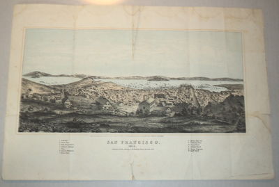 Image for "SAN FRANCISCO. 1855". AN ORIGINAL COLOR LITHOGRAPHIC VIEW MAP OF SAN FRANCISCO DURING THE GOLD RUSH YEARS. "SAN FRANCISCO. 1855". AN ORIGINAL COLOR LITHOGRAPHIC VIEW MAP OF SAN FRANCISCO DURING THE GOLD RUSH YEARS.