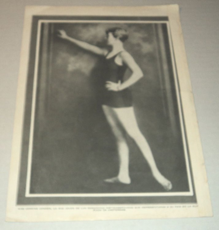 Image for A vintage magazine photographic portrait of the YOUNG SWIMMING CHAMPION CORRINE CONDON, who broke the world's record by winning the national A.A.U. Junior 50 yard freestyle swim in 28 seconds at the age of 14. A vintage magazine photographic portrait of the YOUNG SWIMMING CHAMPION CORRINE CONDON, who broke the world's record by winning the national A.A.U. Junior 50 yard freestyle swim in 28 seconds at the age of 14.